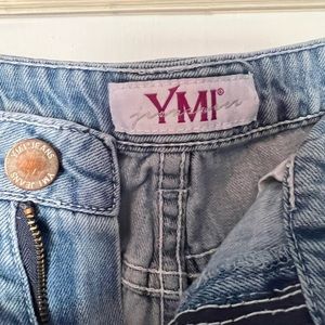 YMI distressed shorts, size 7